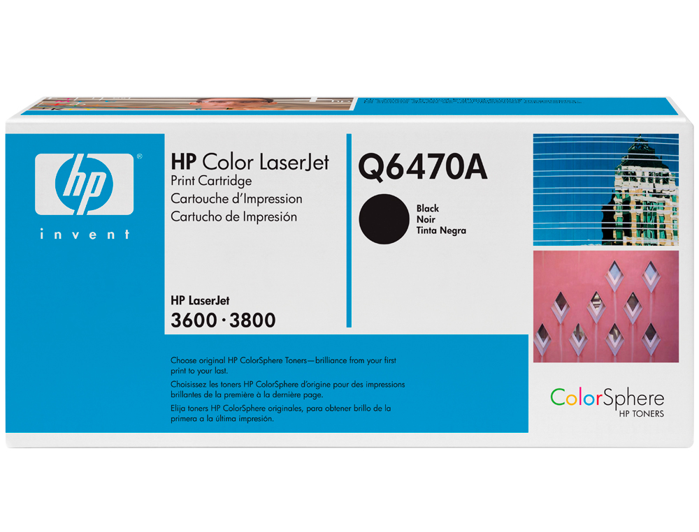TONER HP LASERJET COLOR 3600/ 3800 NEGRO -MAS DE 6.000 PAG-