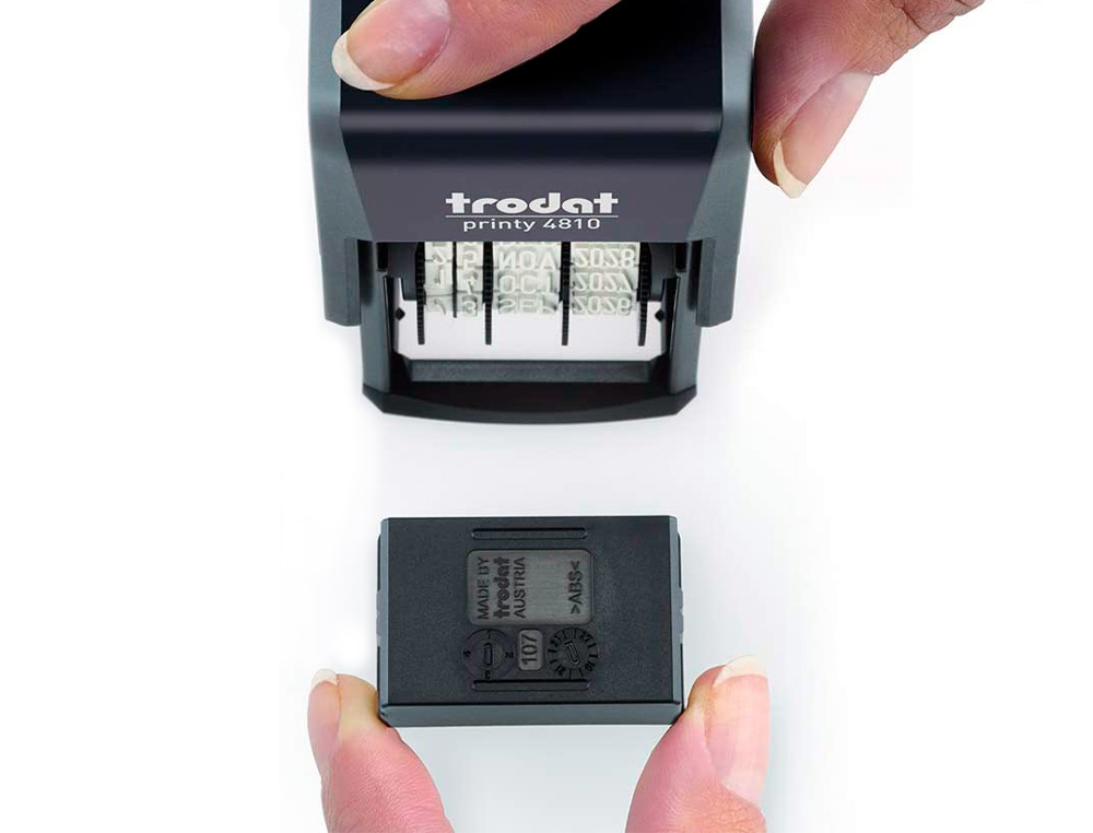 FECHADOR TRODAT ENTINTAJE AUTOMATICO 3.8 MM PRINTY 4810
