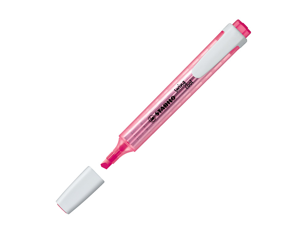 ROTULADOR STABILO MARCADOR FLUORESCENTE SWING COOL ROSA