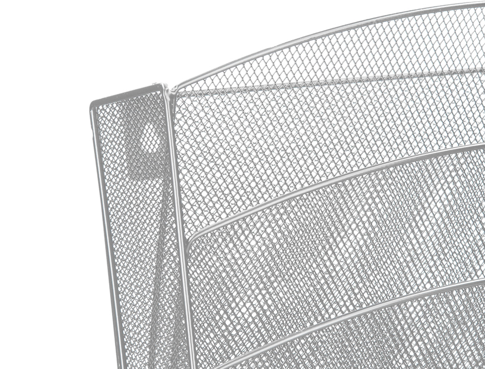 EXPOSITOR MURAL Q-CONNECT DE PARED 5 BANDEJAS DIN A4 PLATEADO 9,3X31,5X44 CM