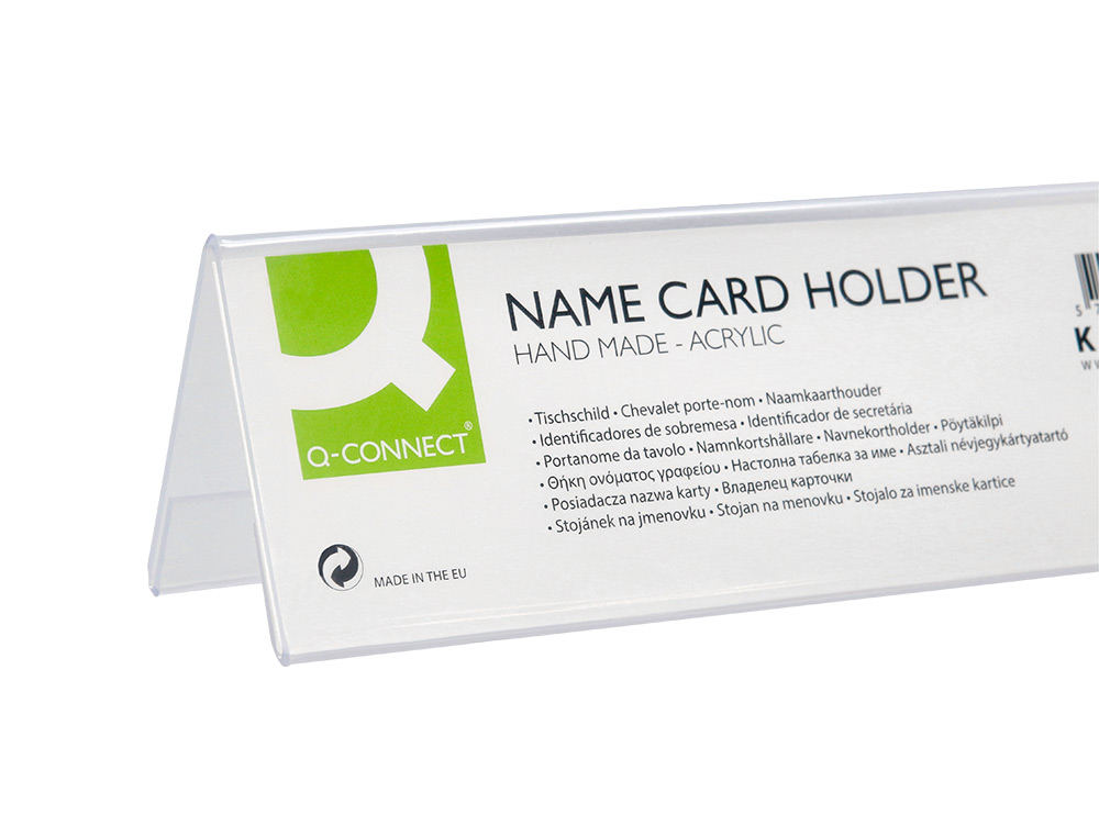 IDENTIFICADOR SOBREMESA Q-CONNECT METACRILATO 190X60 MM REF.5727