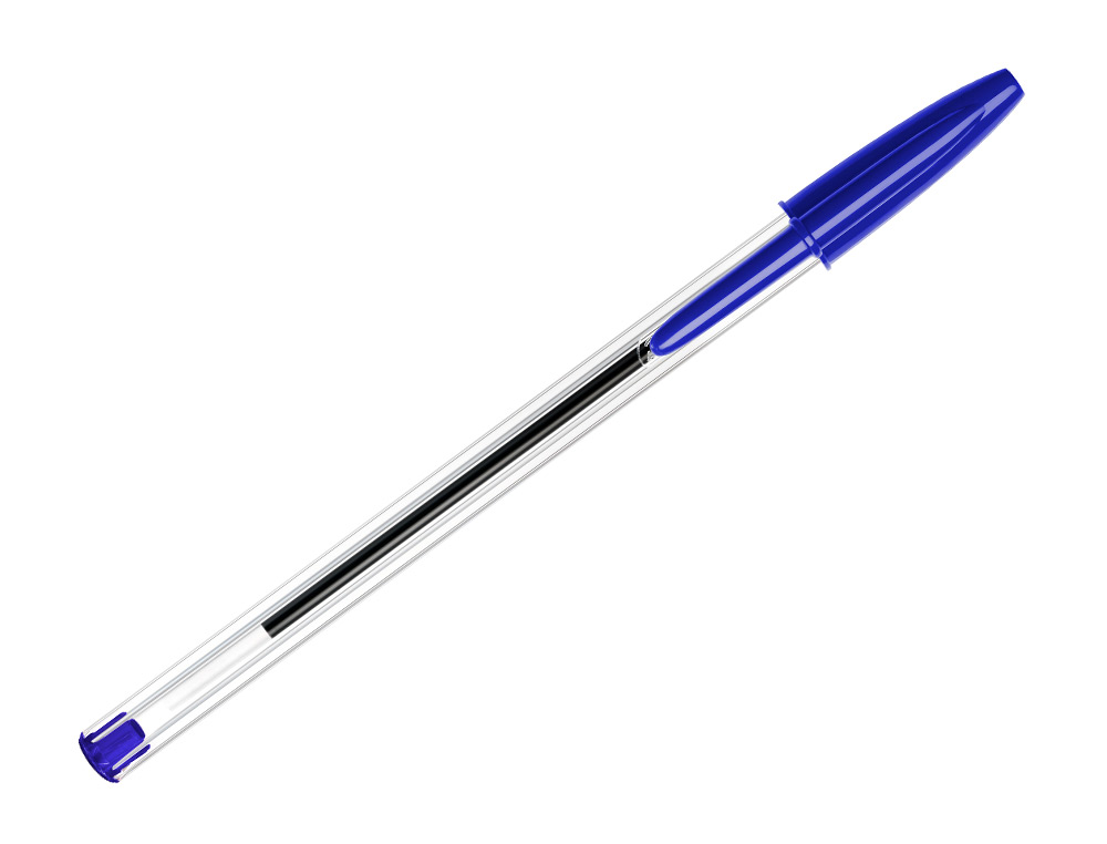 BOLIGRAFO BIC CRISTAL ORIGINAL TINTA AZUL BOLSA DE 5 UNIDADES