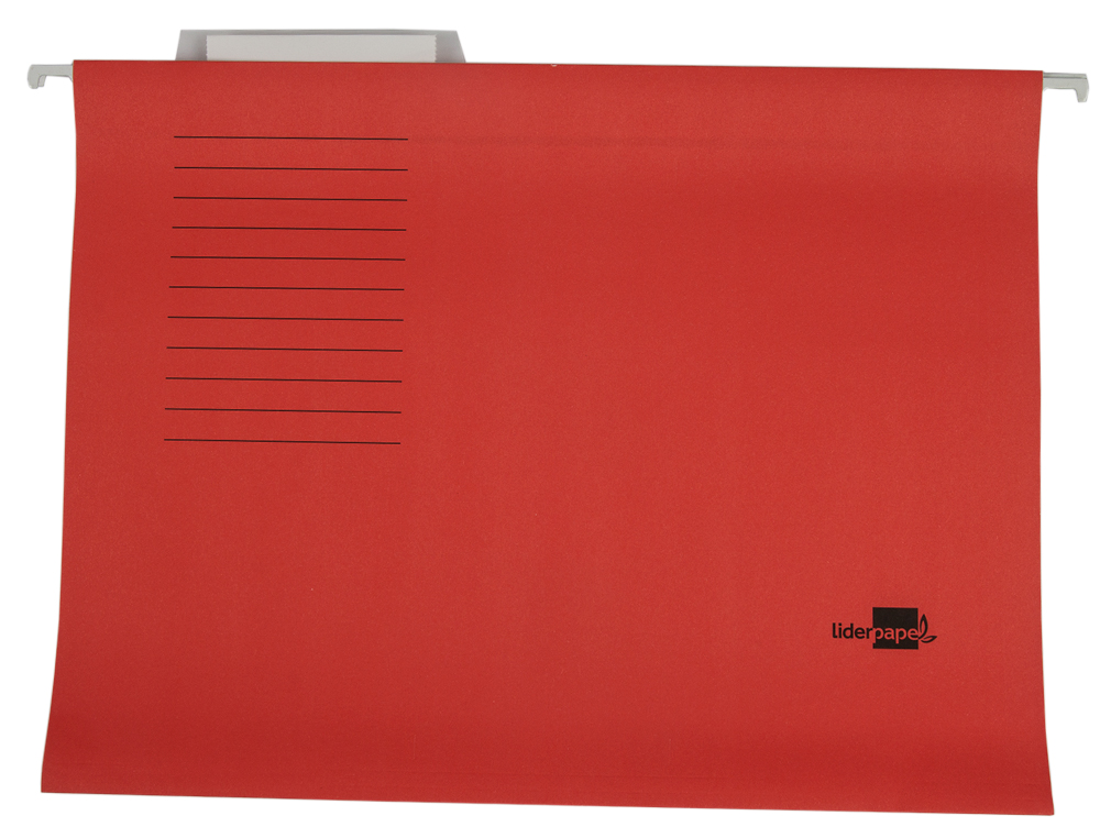 CARPETA COLGANTE LIDERPAPEL A4 ROJA