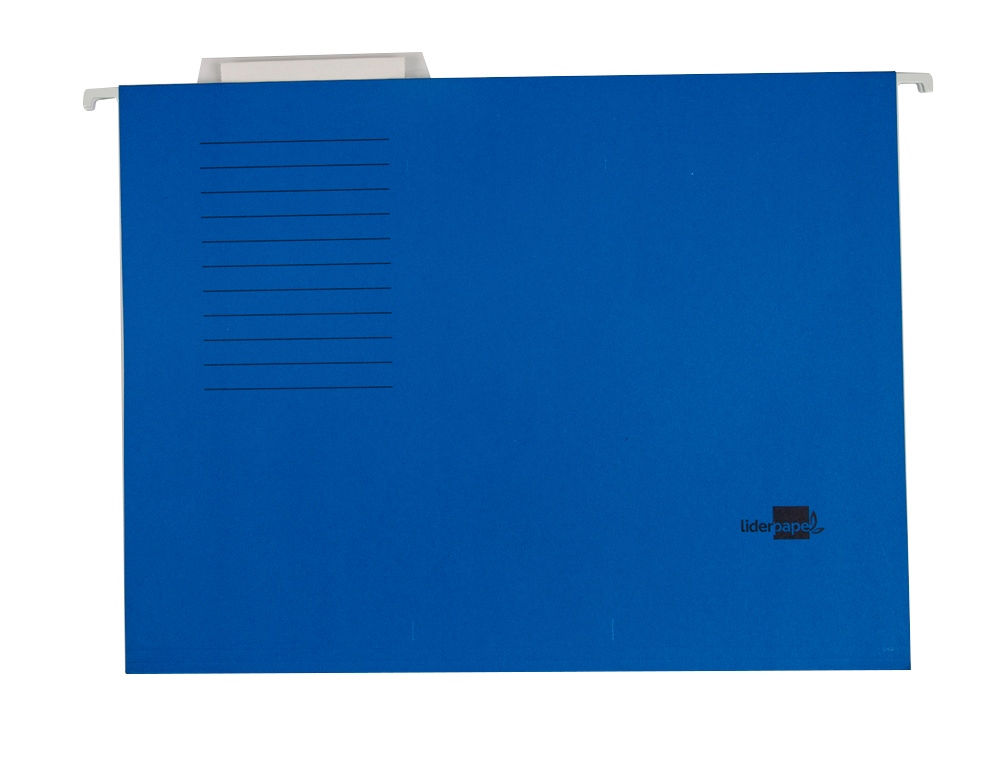 CARPETA COLGANTE LIDERPAPEL FOLIO AZUL