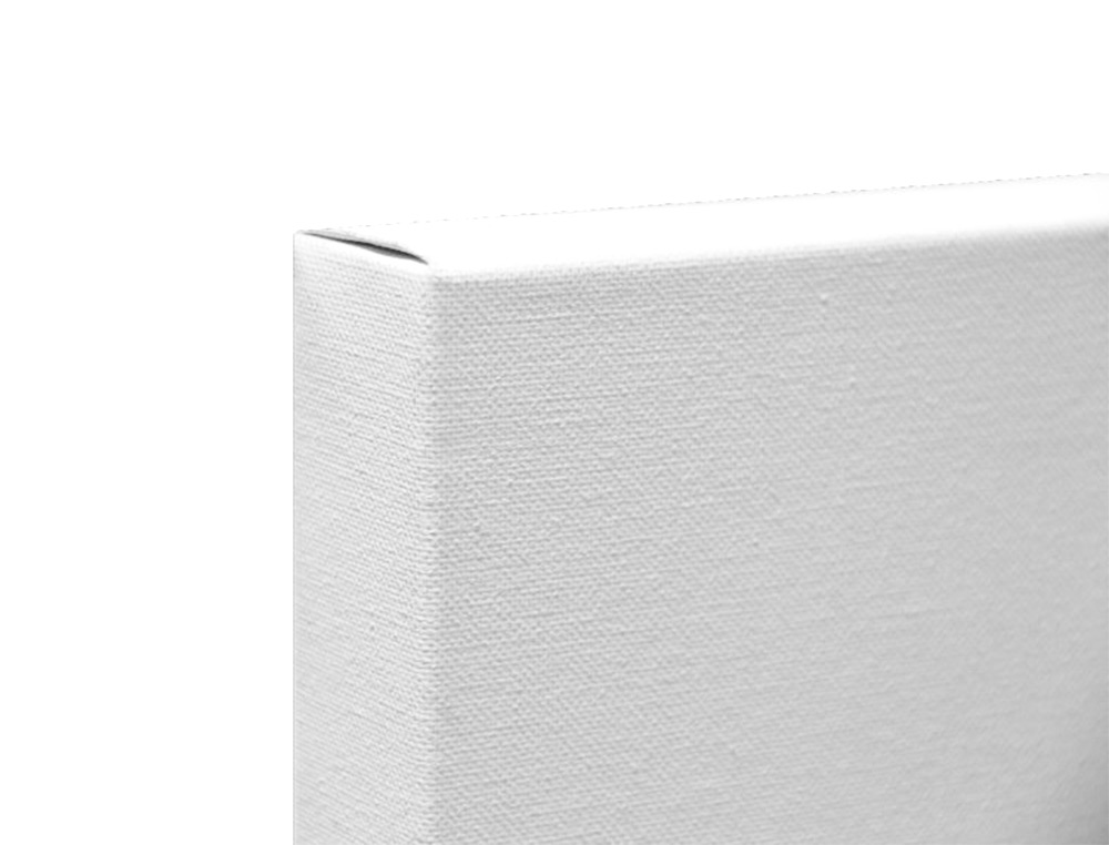 BASTIDOR LIDERCOLOR 4P LIENZO GRAPADO LATERAL ALGODON 100% MARCO PAWLONIA 1,8X3,8 CM BORDES MADERA 33X22 CM