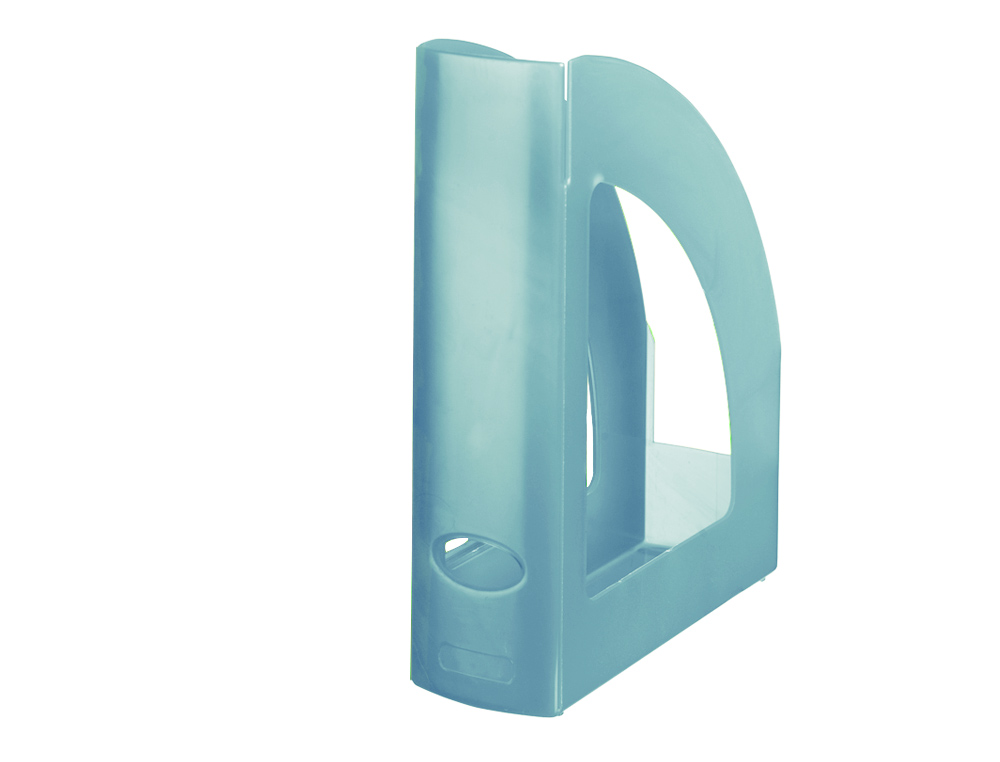REVISTERO PLASTICO Q-CONNECT TURQUESA TRANSLUCIDO