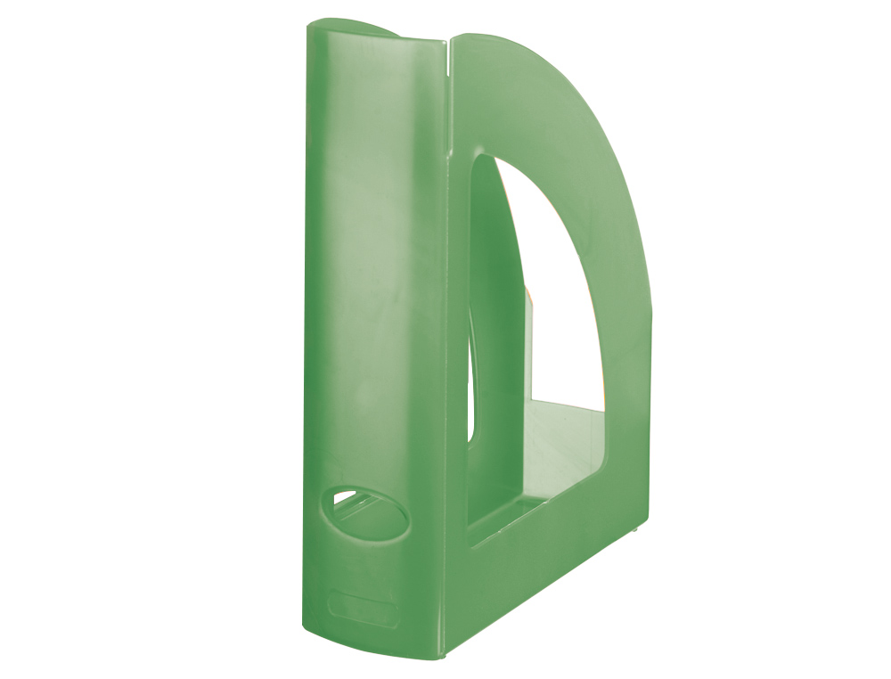 REVISTERO PLASTICO Q-CONNECT VERDE TRANSLUCIDO