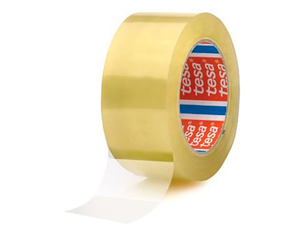 CINTA ADHESIVA TESA PVC TRANSPARENTE 66 MT X 50 MM PARA EMBALAJE