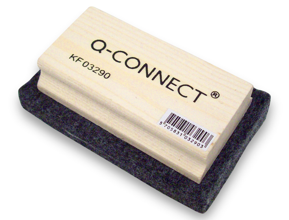 BORRADOR Q-CONNECT FIELTRO PARA PIZARRA 110X70 MM