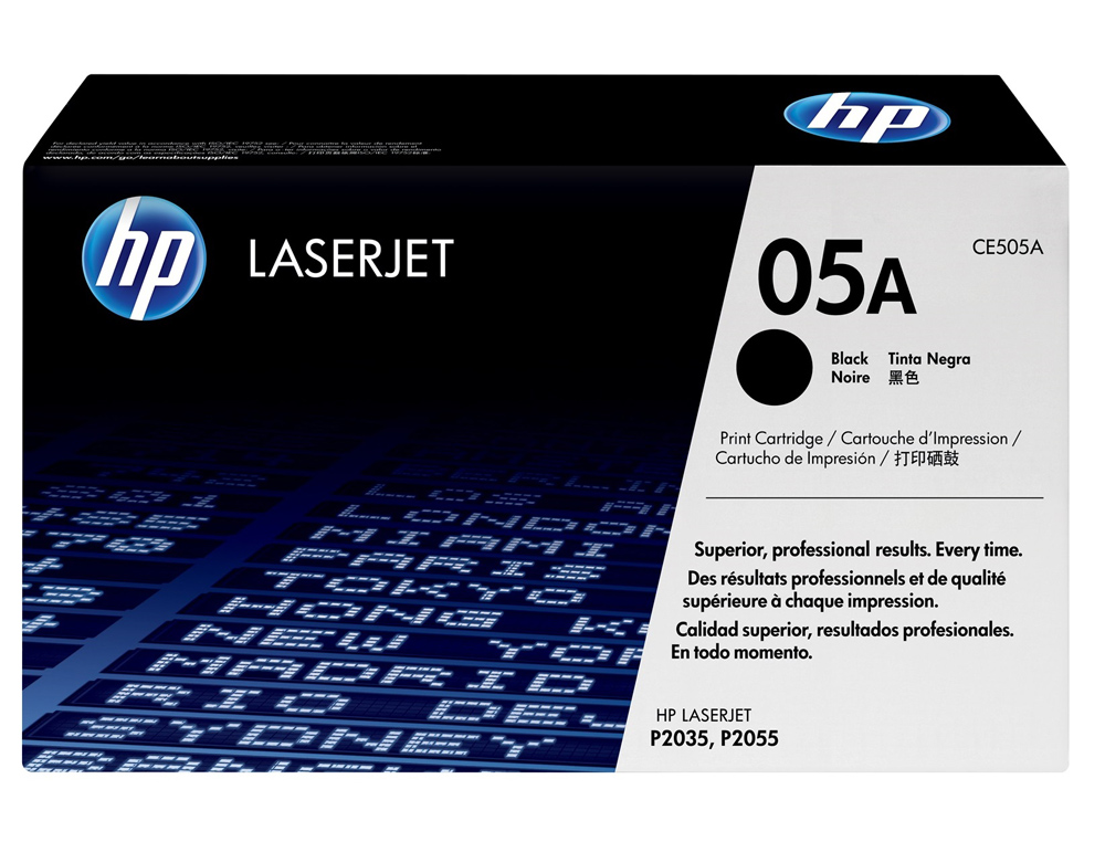 TONER HP 05A LASERJET CE505A NEGRO 2.300 PAG