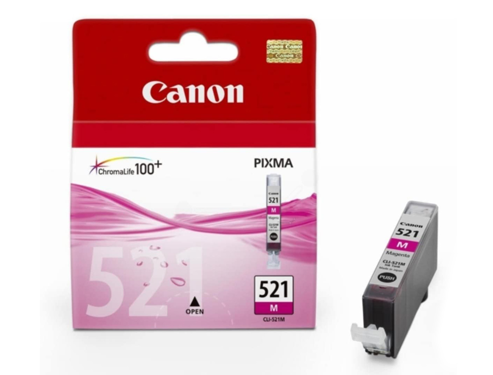 INK-JET CANON CLI-521M MAGENTA PIXMA MP620/630/980 IP3600/4600