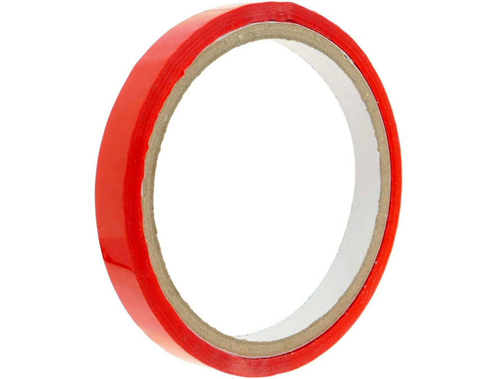 CINTA ADHESIVA Q-CONNECT 66 MT X 9 MM ROJA PARA CERRAR BOLSAS