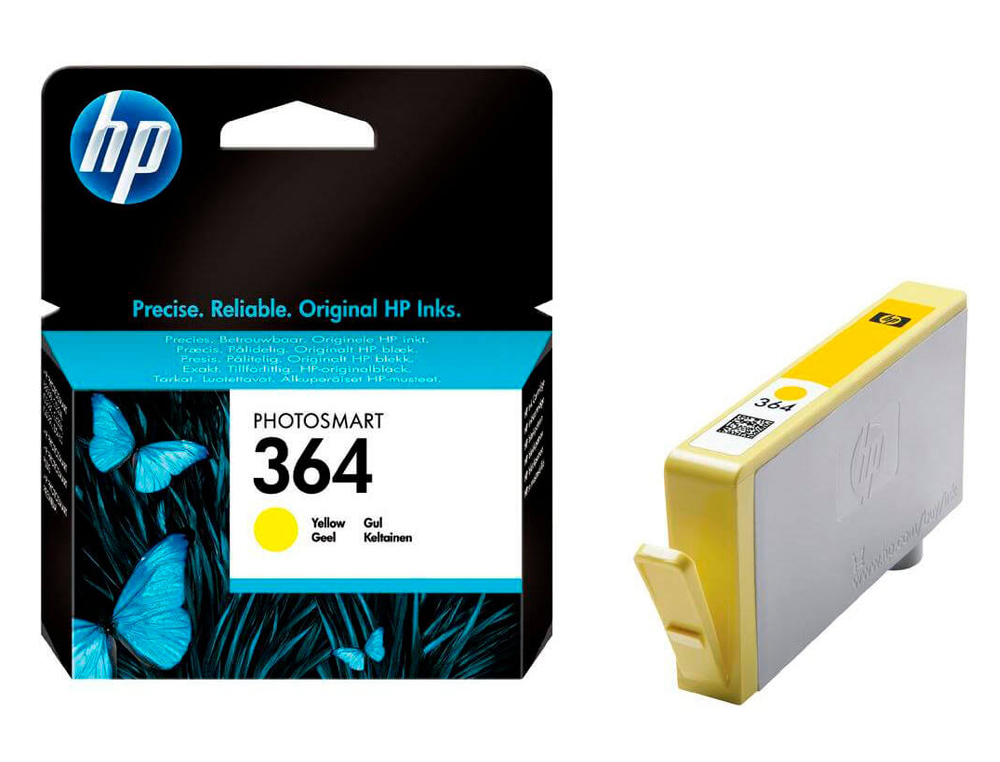 INK-JET HP 364 AMARILLO PHOTOSMART PREMIUM - C309A / SERIES C5300 / C6300 / B8500 / D5400 -300PAG