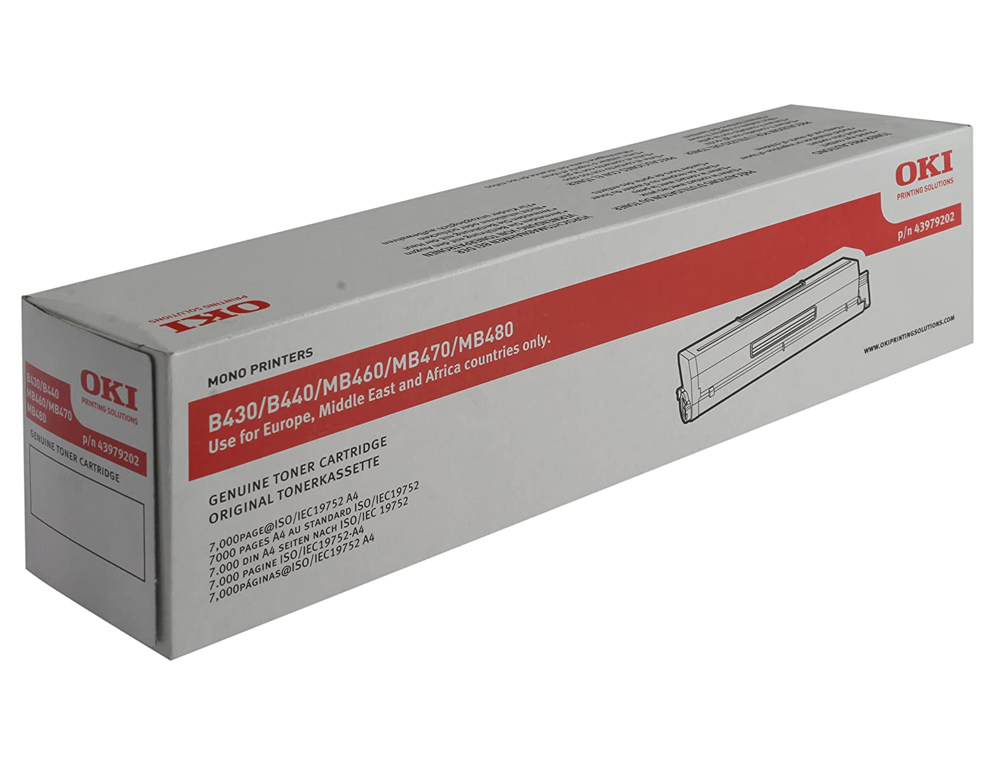 TONER OKI B430/440 MB460/MB470 /MB480 NEGRO -7.000PAG-