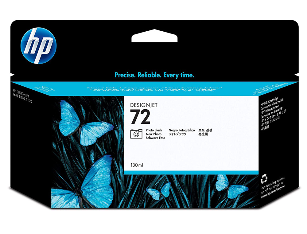INK-JET HP 72 NEGRO FOTO DESIGNJET T610/1100 -130ML-