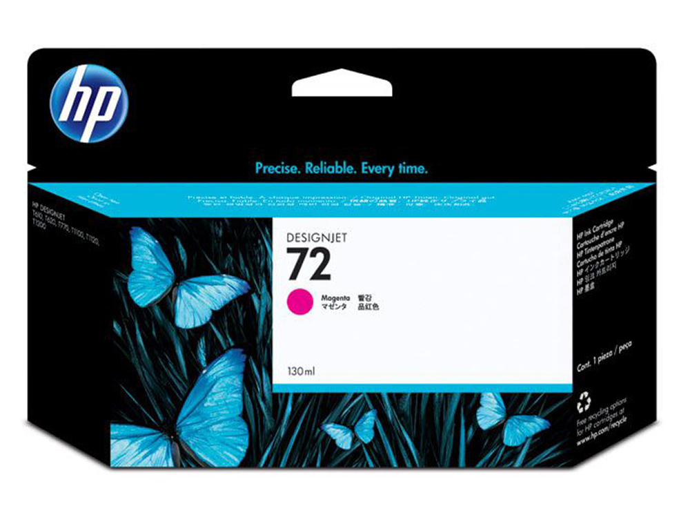 INK-JET HP 72 MAGENTA FOTO DESIGNJET T610/1100 -130ML-