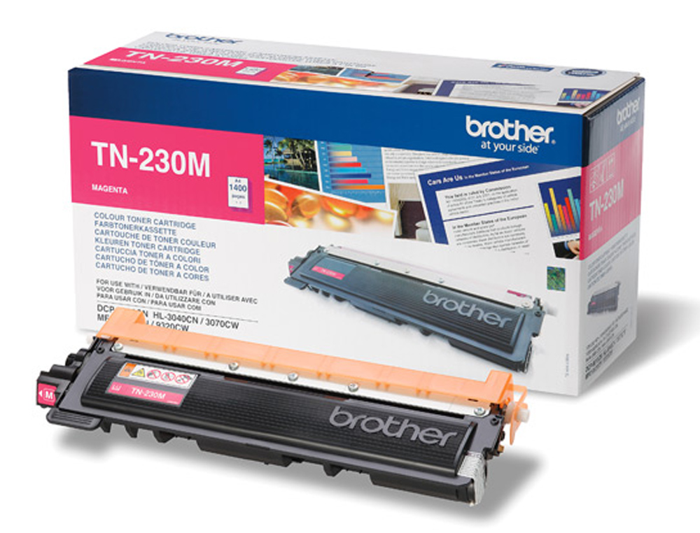 TONER BROTHER TN-230 MAGENTA -1.400PAG- HL-3040CN HL-3070CW DCP-9010CN MFC-9120CN MFC-9320CW