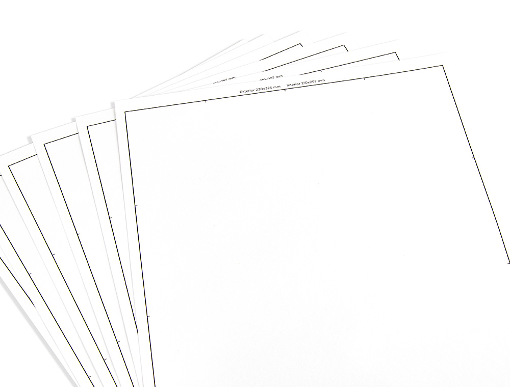 PAPEL DIBUJO LIDERPAPEL 210X297MM 150G/M2 SIN RECUADRO PACK DE 10 HOJAS