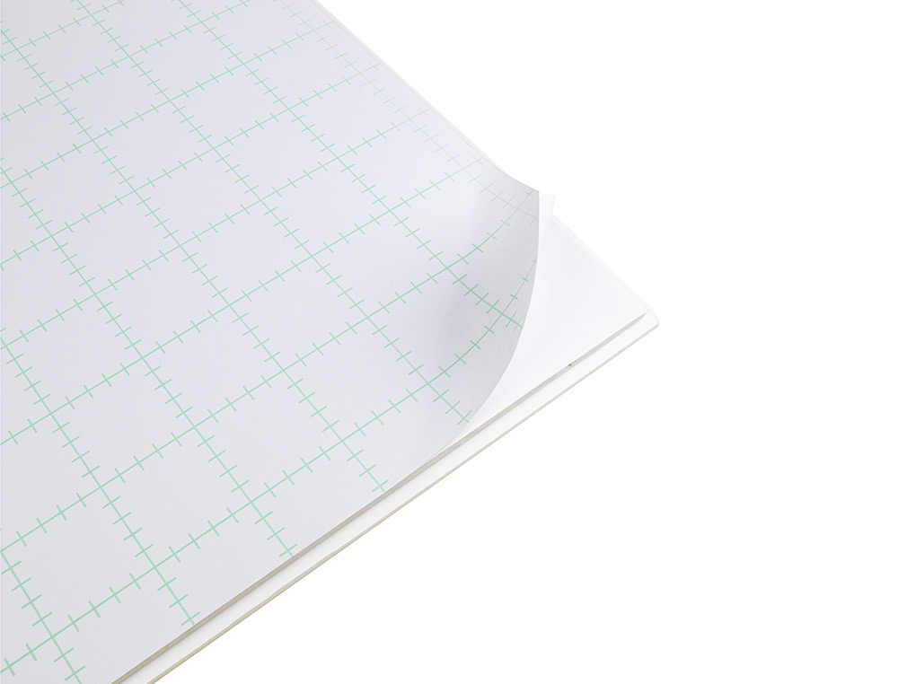 CARTON PLUMA LIDERPAPEL BLANCO ADHESIVO 1 CARA 50X70 CM ESPESOR 5 MM