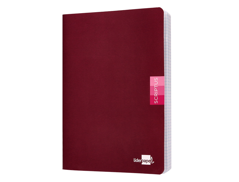LIBRETA ESCOLAR LIDERPAPEL SCRIPTUS 48H DIN A5 CUADRO 6 MM PAPEL 90 GR SIN MARGEN