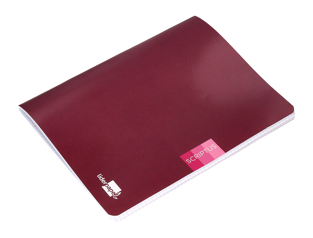 LIBRETA ESCOLAR LIDERPAPEL SCRIPTUS 48H DIN A5 CUADRO 6 MM PAPEL 90 GR SIN MARGEN