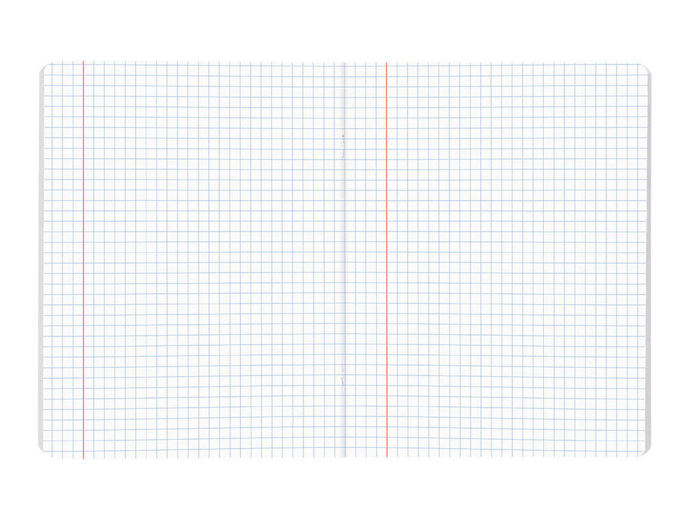 LIBRETA ESCOLAR LIDERPAPEL SCRIPTUS 48H DIN A5 CUADRO 6 MM PAPEL 90 GR SIN MARGEN