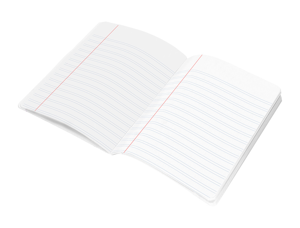 LIBRETA LIDERPAPEL SCRIPTUS A5 PLUS 48 HOJAS 90G/M2 PAUTA 4ª 3.5MM CON MARGEN