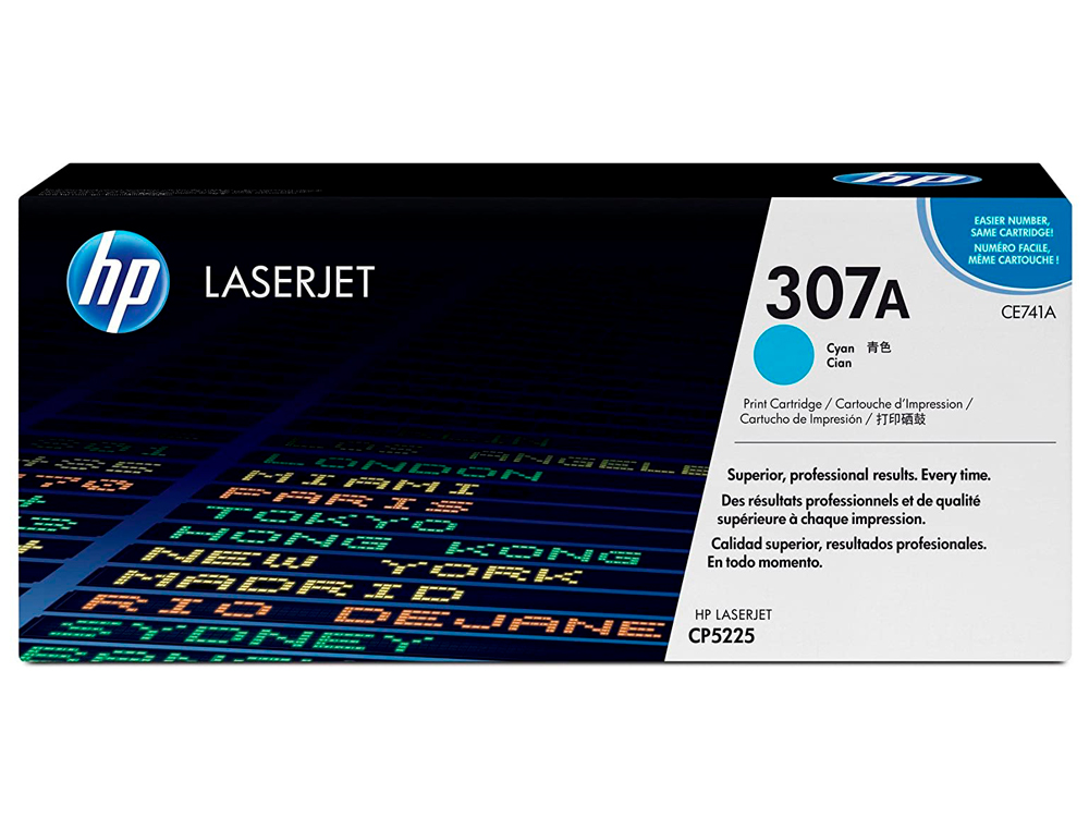 TONER HP COLOR LASERJET CP5225 CP5225N CP5225D -CE741A- CIAN 7.300 PAGS