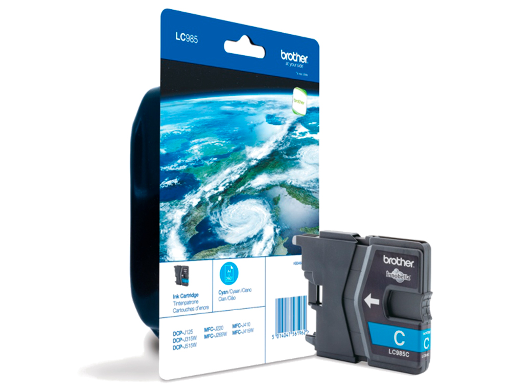 INK-JET BROTHER LC-985C CIAN DCP-J125/DCP-J315W MFC-J265W/MFC-J410/MFC-J415W