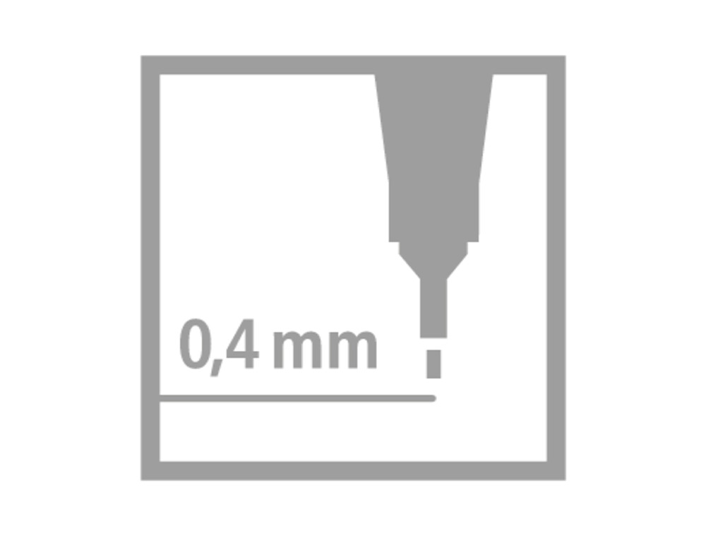 ROTULADOR STABILO PUNTA DE FIB RA POINT 88 AZUL ULTRAMAR PUNTA FINA 0,4MM