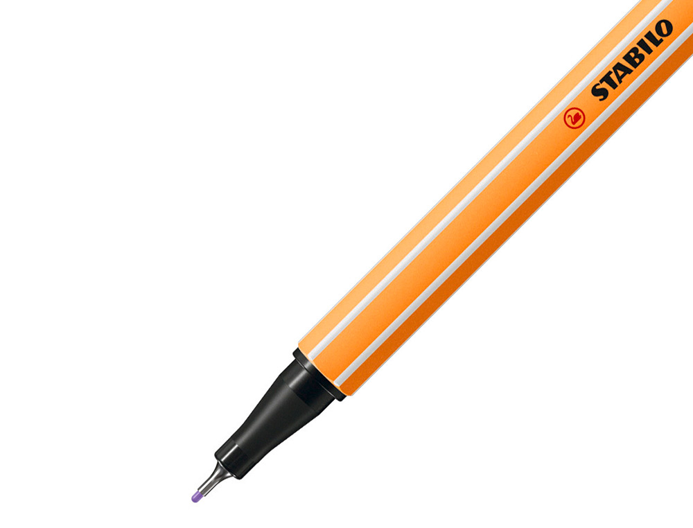ROTULADOR STABILO PUNTA DE FIB RA POINT 88 LILA CLARO PUNTA FINA 0,4MM