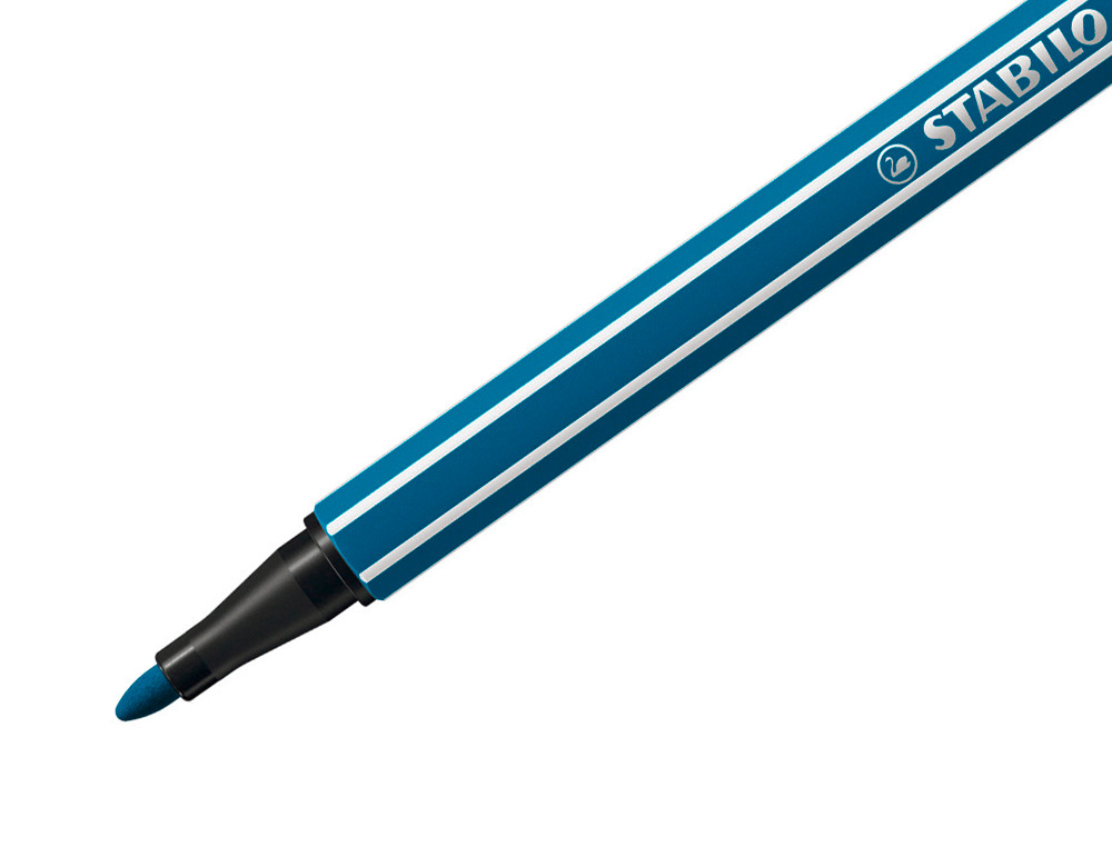ROTULADOR STABILO ACUARELABLE PEN 68 TURQUESA PUNTA GRUESA 1MM