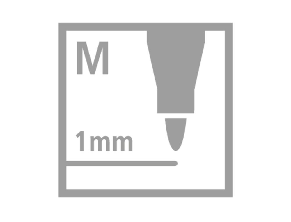 ROTULADOR STABILO ACUARELABLE PEN 68 NARANJA PUNTA GRUESA 1MM