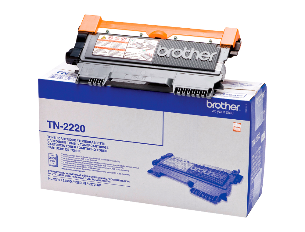 TONER BROTHER TN-2220 -2.600PAG- HL-2240D HL-2250DN HL-2270DW DCP-7050 DCP-7060D DCP-7065DN