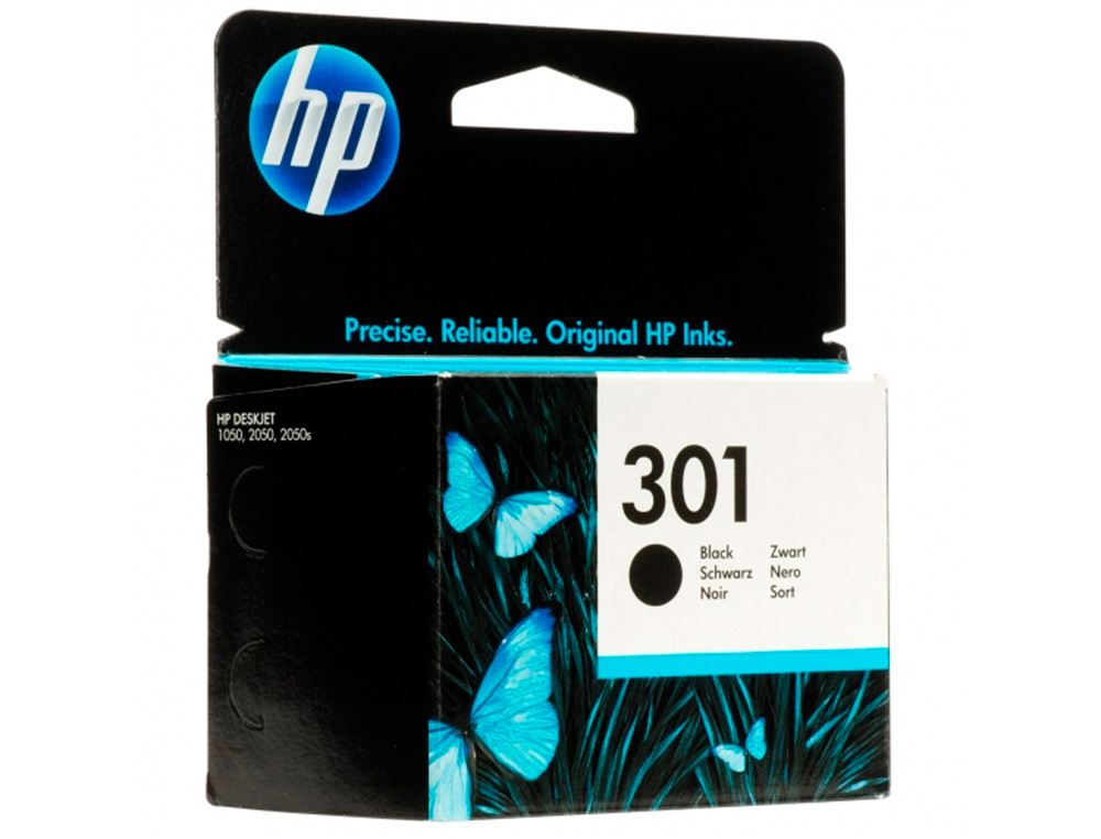 INK-JET HP N.301 NEGRO DESKJET/ 1050/ 2540/ 3050 ENVY 4500 5530 OFFICEJET 2620 4630