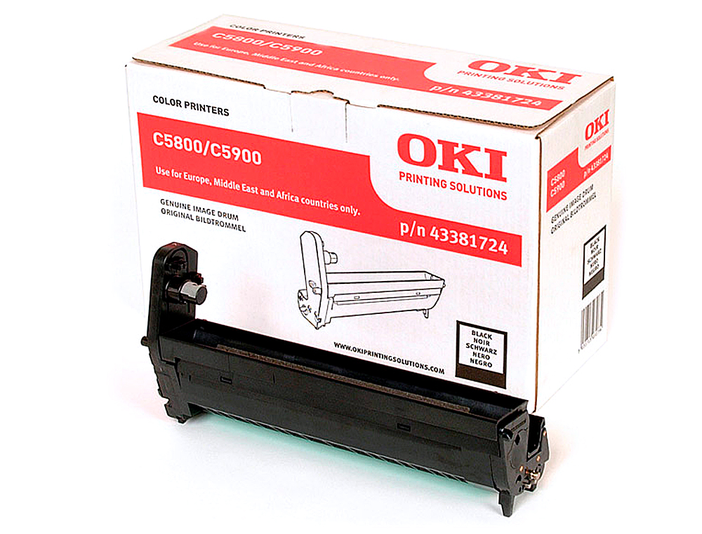 TAMBOR OKI C5800 C5900 C5550 NEGRO 20000 PAGINAS