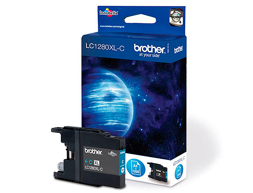 INK-JET BROTHER LC-1280XLCBP CIAN -1,200PAG- MFC-J6510DW MFC-J6710DW MFC-J6910DW