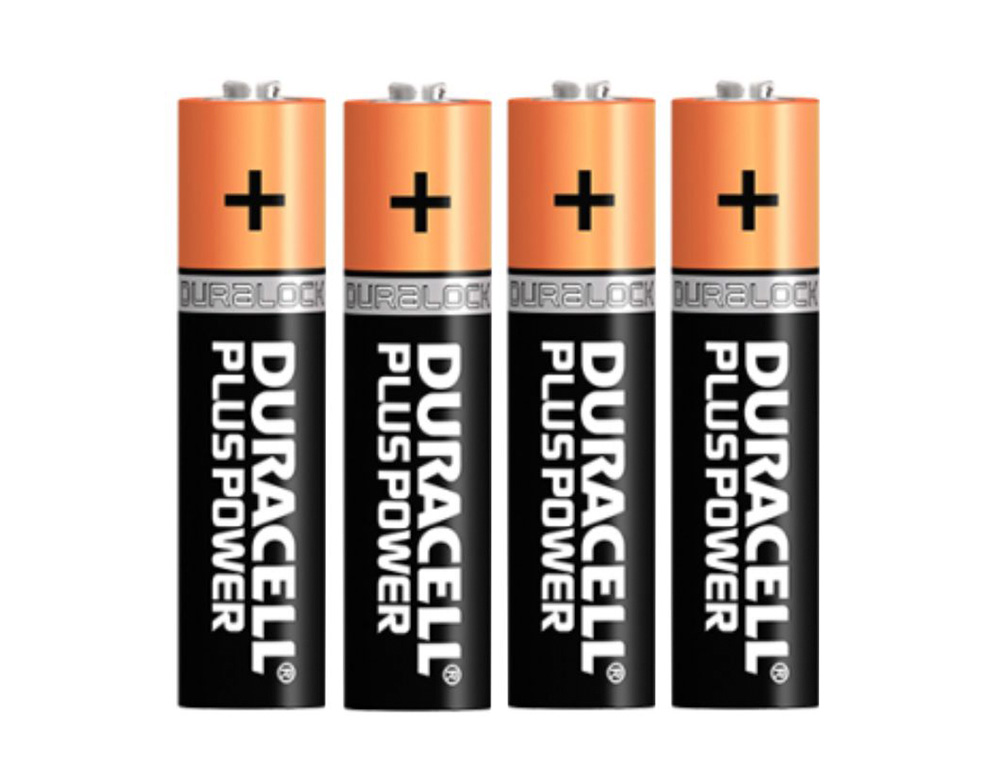PILA DURACELL ALCALINA PLUS AAA BLISTER CON 4 UNIDADES