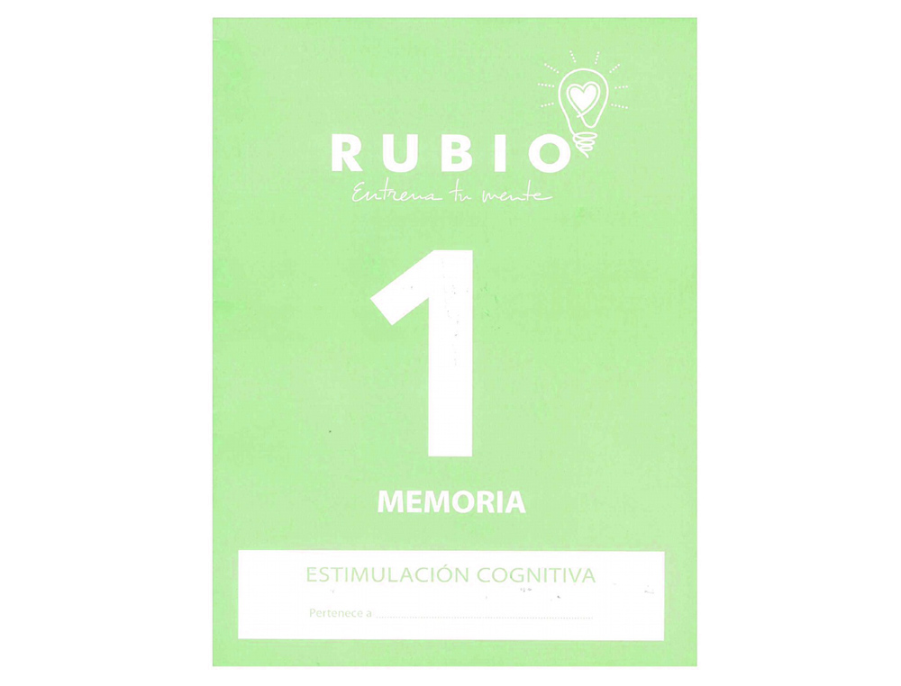 CUADERNO RUBIO ENTRENA TU MENTE ESTIMULACION COGNITIVA MEMORIA 1