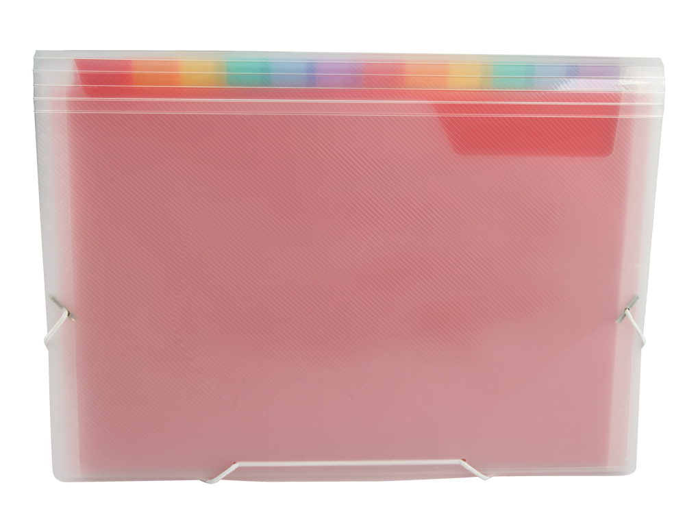 CARPETA LIDERPAPEL CLASIFICADOR FUELLE POLIPROPILENO DIN A5 SPECTRAFILE