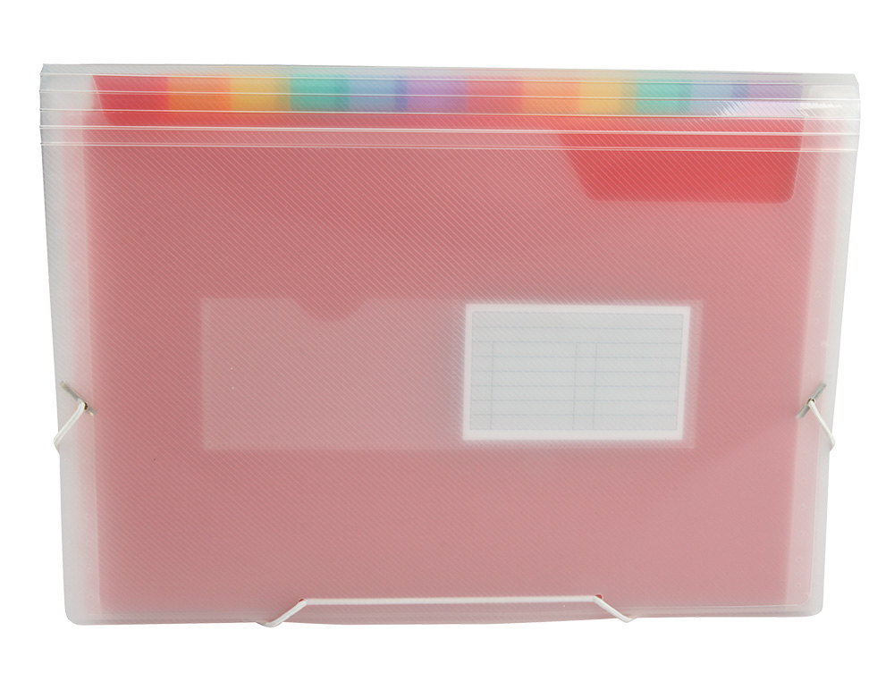CARPETA LIDERPAPEL CLASIFICADOR FUELLE POLIPROPILENO DIN A5 SPECTRAFILE