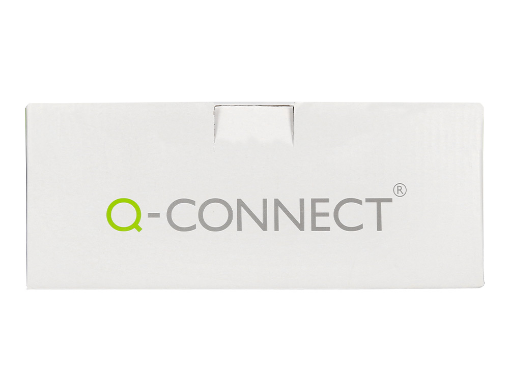 ENCUADERNADOR FASTENER Q-CONNECT PLASTICO D-CLIPS COLOR ROJO CAJA DE 100 UNIDADES