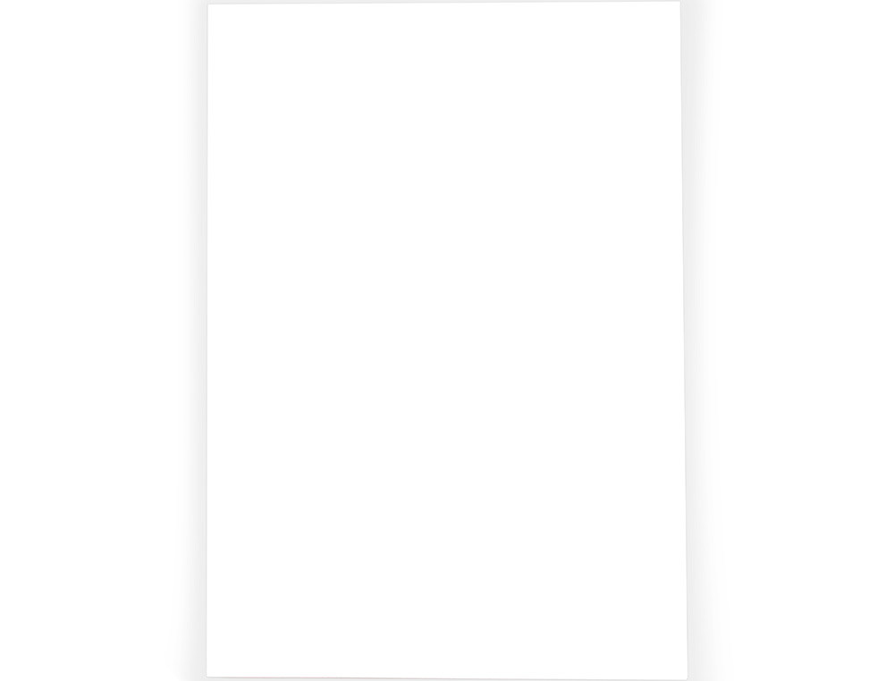 CARTON PLUMA LIDERPAPEL BLANCO DOBLE CARA DIN A3 ESPESOR 3MM
