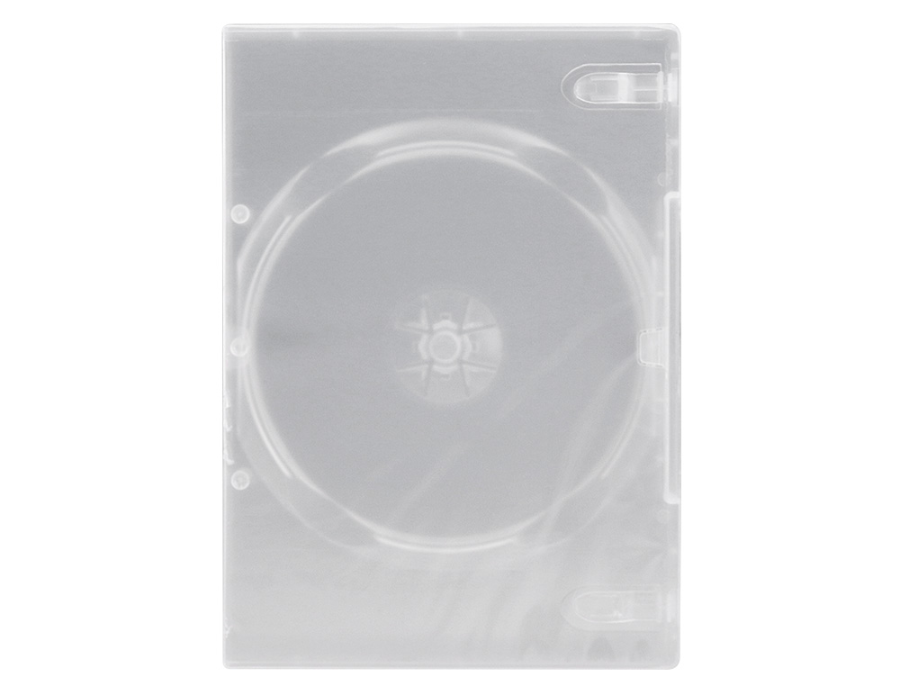 CAJA DVD Q-CONNECT TRANSPARENTE PACK DE 5 UNIDADES