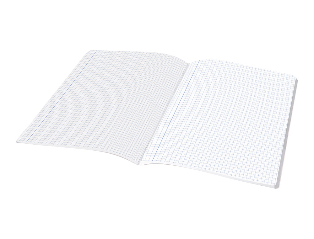 LIBRETA LIDERPAPEL SCRIPTUS A4 48 HOJAS 90G/M2 CUADRO 6MM CON MARGEN
