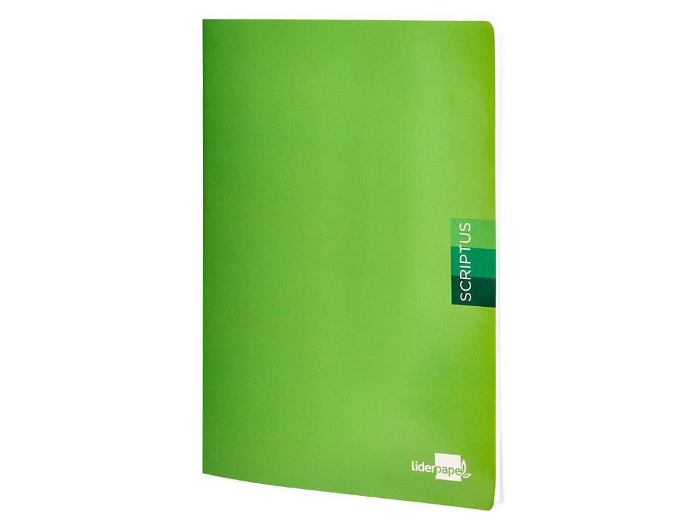 LIBRETA LIDERPAPEL SCRIPTUS A4 48 HOJAS 90G/M2 CUADRO 6MM CON MARGEN