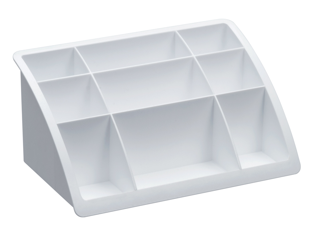 ORGANIZADOR SOBREMESA PLASTICO OFFISYS TIMELESS BLANCO 198X128X93 MM