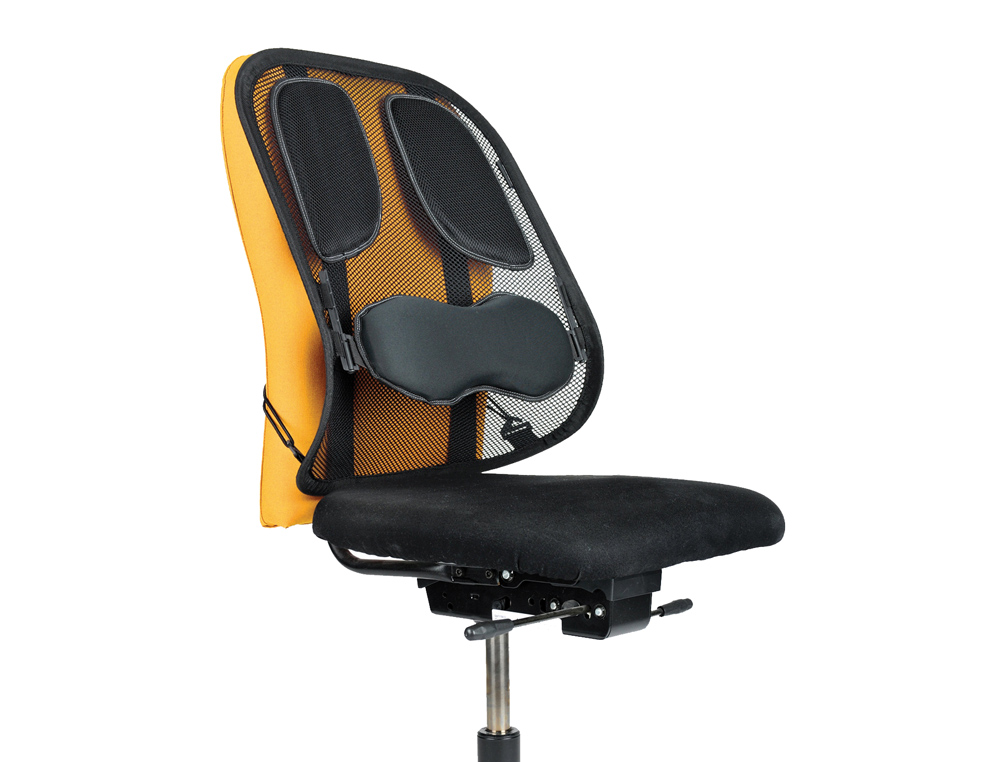 RESPALDO ERGONOMICO FELLOWES MESH PROFESSIONAL APOYO LUMBAR COMPLETO AJUSTABLE VERTICALMENTE