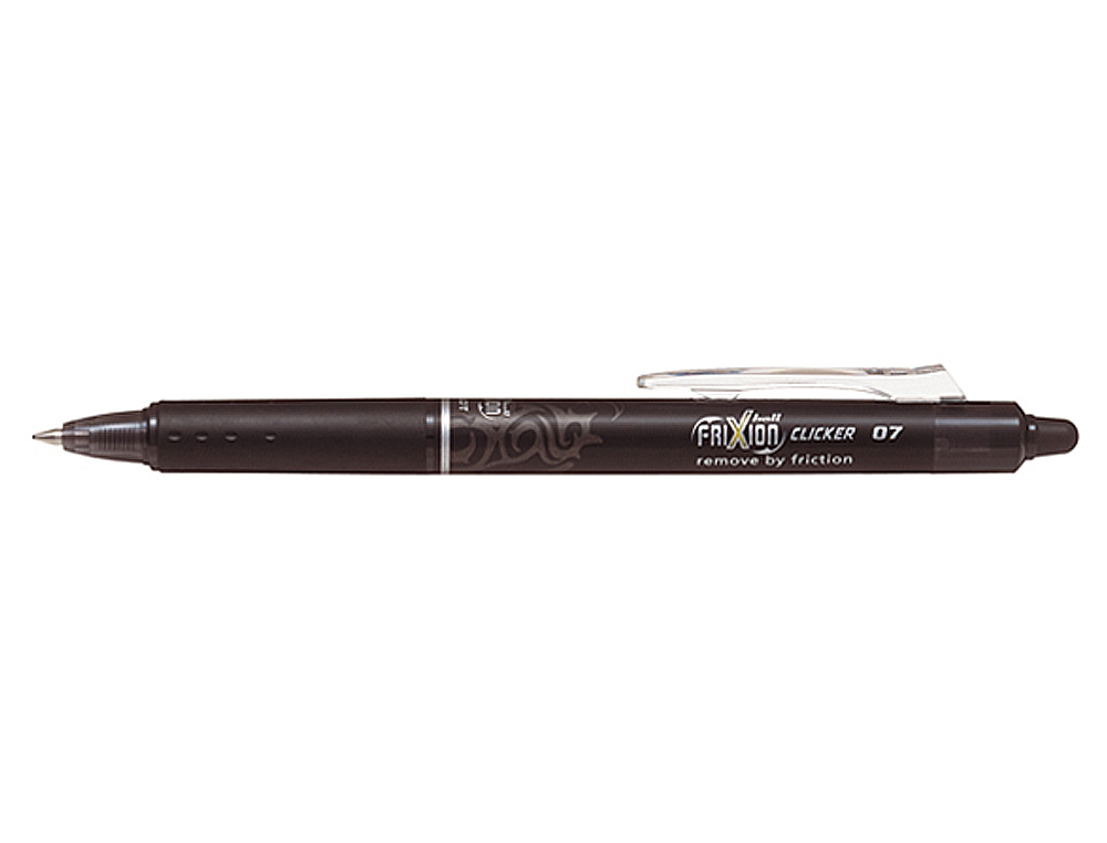 BOLIGRAFO PILOT FRIXION CLICKER BORRABLE 0,7 MM COLOR NEGRO