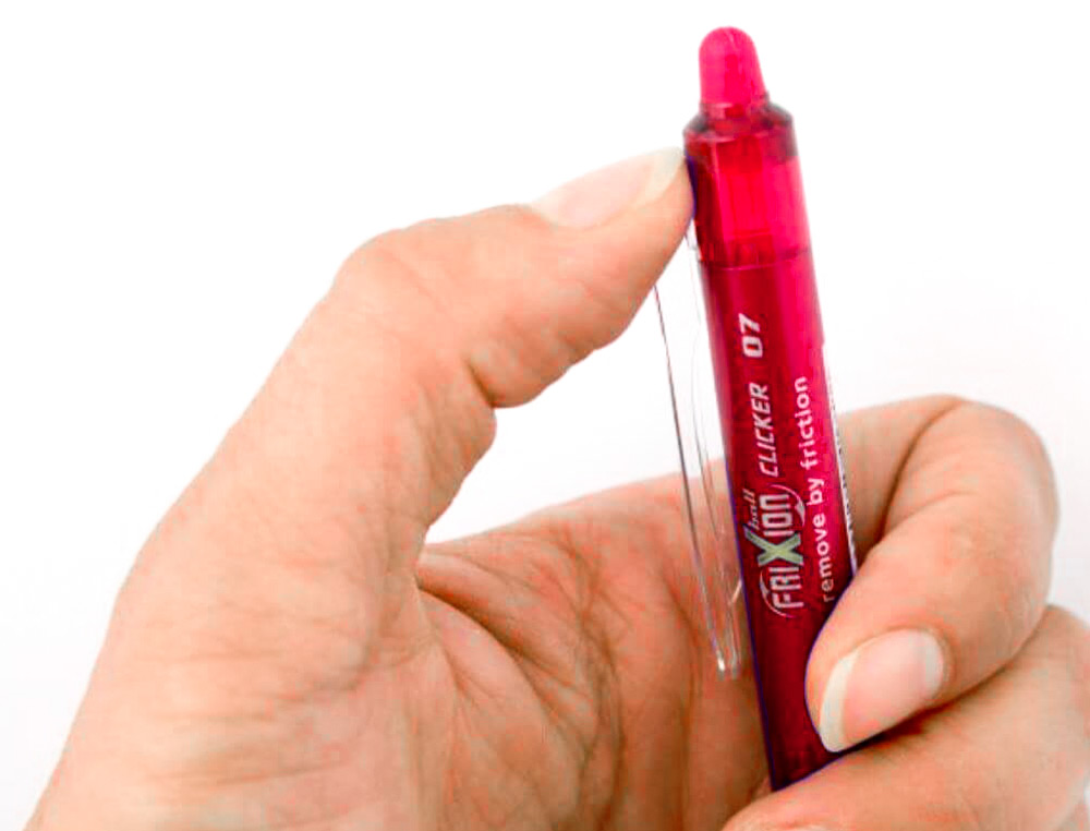 BOLIGRAFO PILOT FRIXION CLICKER BORRABLE 0,7 MM COLOR ROJO